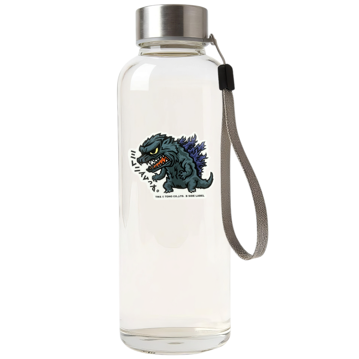 Godzilla Millennium ✦ B-Side Label Sticker — bottle scene using the Shopify PhotoRoom template and original photograph