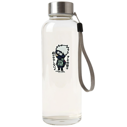 Naruto  Hatake Kakashi ✦ B-Side Label Sticker — bottle scene using the Shopify PhotoRoom template and original photograph