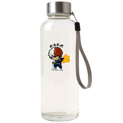 My Hero Academia Todoroki Shoto Grab ✦ B-Side Label Sticker — bottle scene using the Shopify PhotoRoom template and original photograph