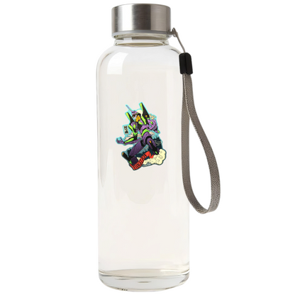 Evangelion Eva Unit 01 ✦ B-Side Label Sticker — bottle scene using the Shopify PhotoRoom template and original photograph