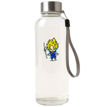 Dragon Ball Z - Vegito ✦ B-Side Label Sticker — bottle scene using the Shopify PhotoRoom template and original photograph