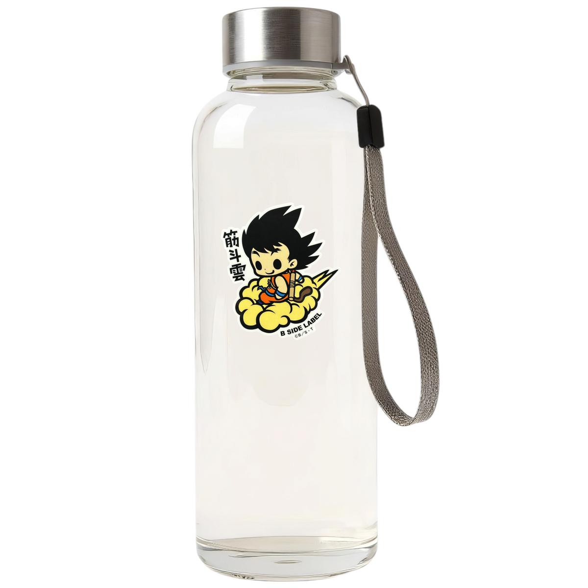 Son Goku Kinto'un - Dragon Ball Z ✦ B-Side Label Sticker — bottle scene using the Shopify PhotoRoom template and original photograph