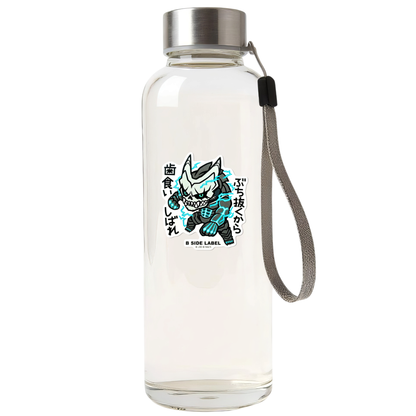 Kaiju No. 8 Kafka Hibino ✦ B-Side Label Sticker — bottle scene using the Shopify PhotoRoom template and original photograph