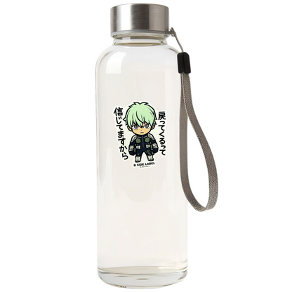 Kaiju No. 8 Ichikawa Reno ✦ B-Side Label Sticker — bottle scene using the Shopify PhotoRoom template and original photograph