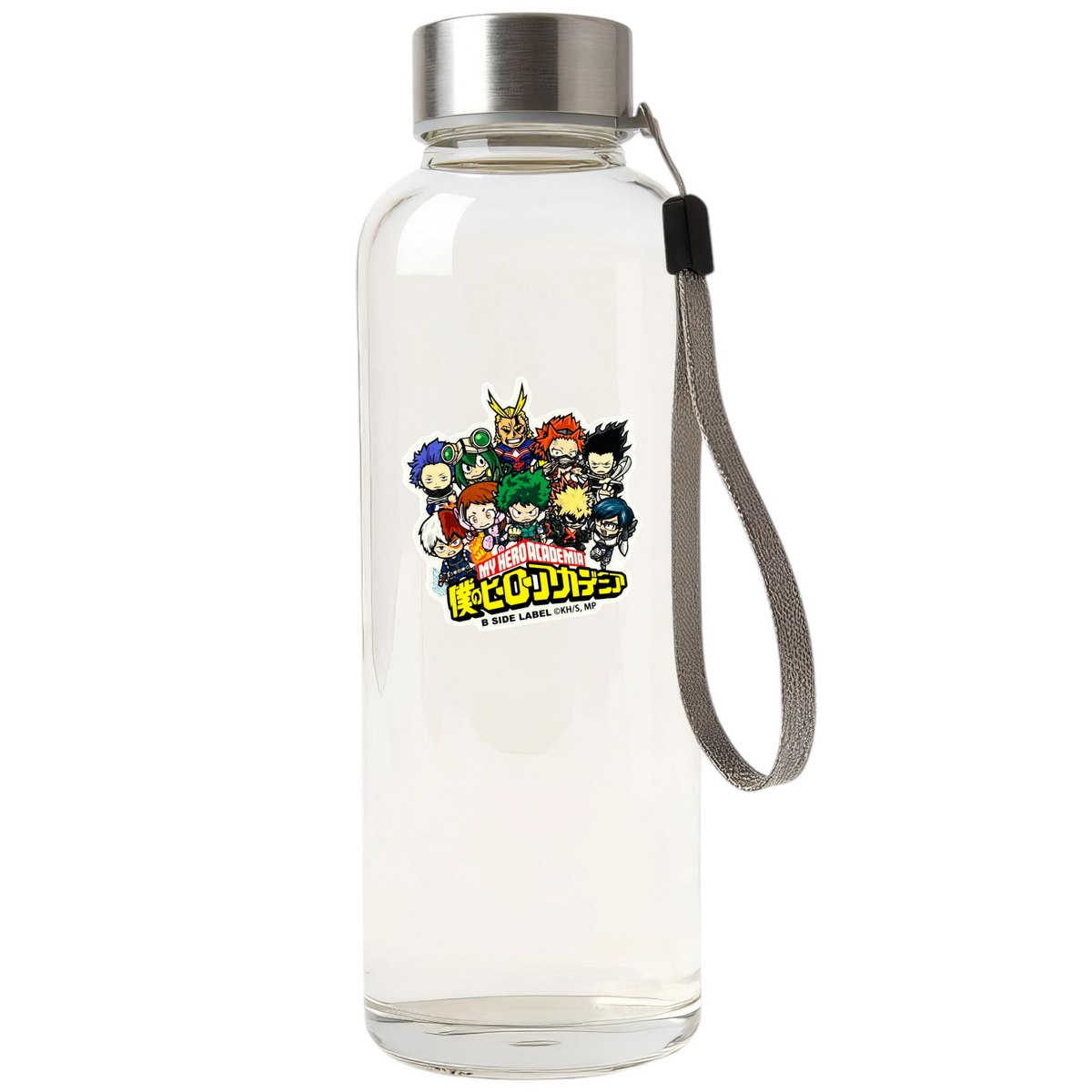 My Hero Academia Gathering ✦ B-Side Label Sticker — bottle scene using the Shopify PhotoRoom template and original photograph