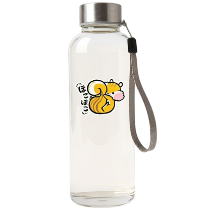 Baby Squirrel Snuggling ✦ B-Side Label Sticker — bottle scene using the Shopify PhotoRoom template and visually verified original photograph