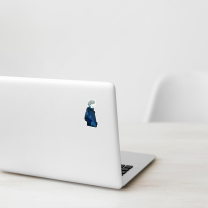 Stylish Hoodie Boy Blue ✦ B-Side Label Sticker — laptop scene using the Shopify PhotoRoom template and original photograph