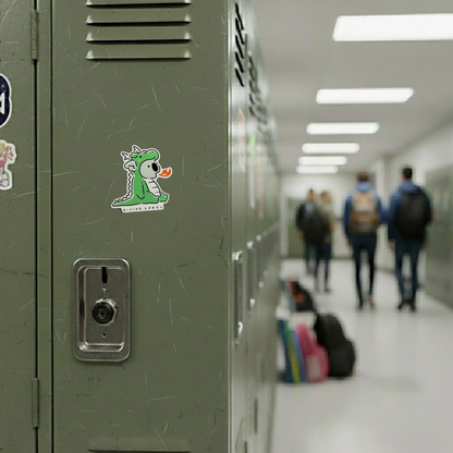 Cute Koala in Dragon Costume ✦ B-Side Label Sticker — locker scene using the Shopify PhotoRoom template and visually verified original photograph