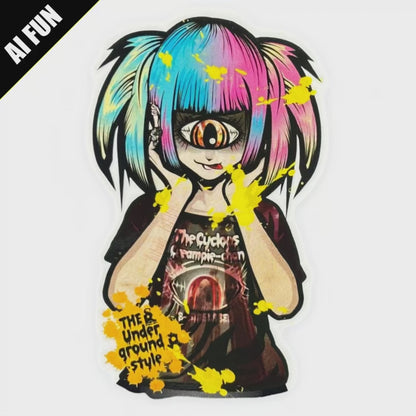 Cyclops Girlie ✦ B-Side Label Sticker