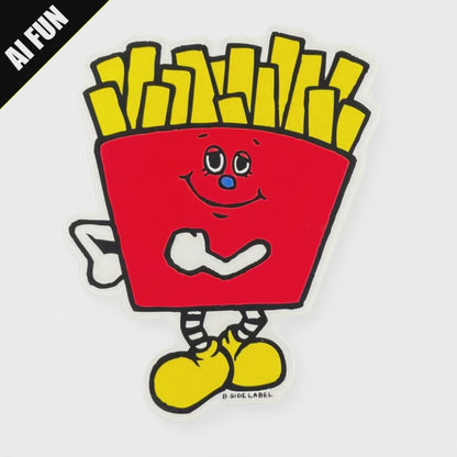 Happy French Fries ✦ B-Side Label Sticker