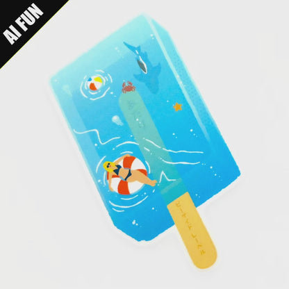 Summer Popsicle Pool ✦ B-Side Label Sticker