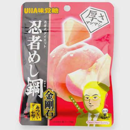 UHA Ninja Meshi Diamond Gummy ✦ Peach ✦ Japanese Candy