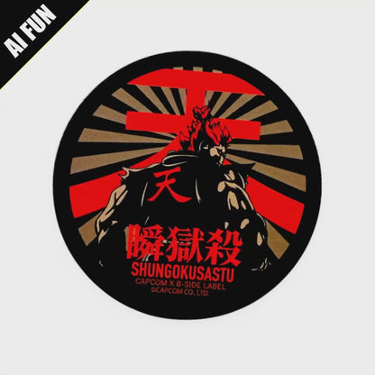 Street Fighter 'Shungokusatsu!' ✦ B-Side Label Sticker