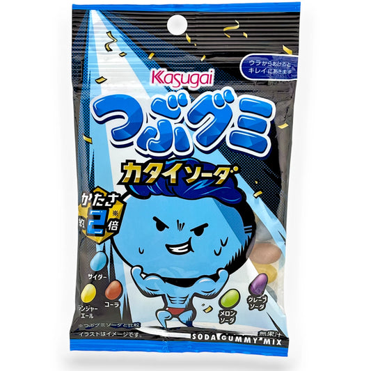 Kasugai ✦ Tsubu Hard Gummy ✦ Soda Mix